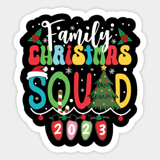 Family Christmas Squad 2023 Sticker